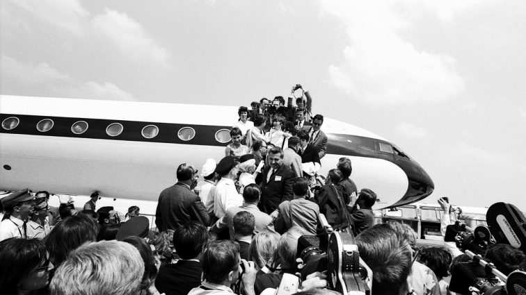 Heute vor 50 Jahren: Die Beatles landen am Flughafen München-Riem