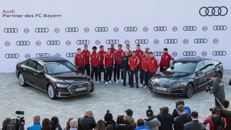 FC Bayern München erhält neue Audi-Modelle