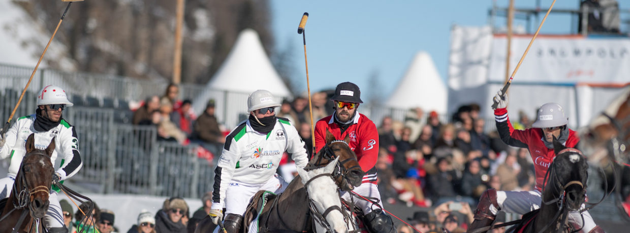 Fulminanter Start des Snow Polo World Cup 2019 in St. Moritz