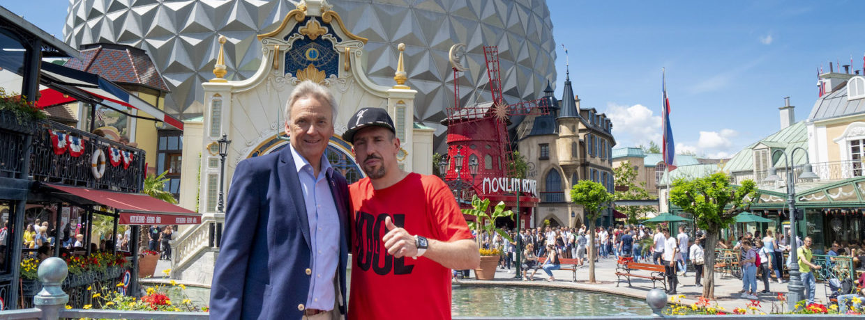 Double-Sieger & Fußballstar Franck Ribéry genießt Familienzeit im Europa-Park