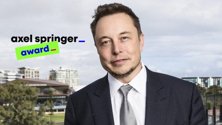 Axel Springer Award 2020 geht an Elon Musk