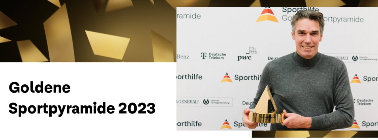 Michael Stich erhält die „Goldene Sportpyramide“ 2023