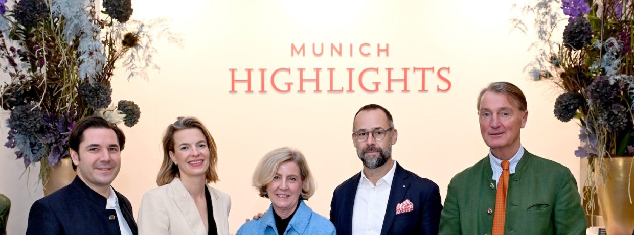 Eröffnung der Kunstmesse „Munich Highlights“ mit vielen VIPs