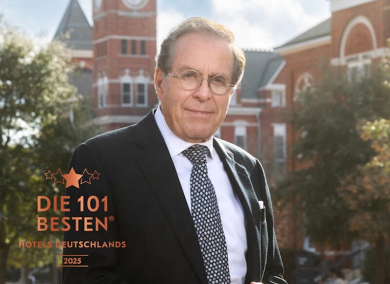 Die »101 besten Hotels« küren Horst H. Schulze mit dem »101 Icon Hotelier of the World – Lifetime Achievement Award«