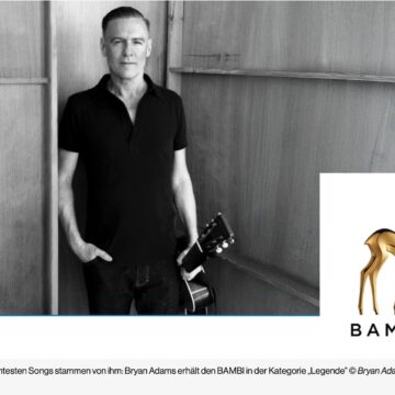 BAMBI 2024: Bryan Adams wird als Legende geehrt