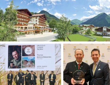 Ausgezeichnet: Relais & Châteaux Delicious Career Trophy für Hotel Singer in Tirol